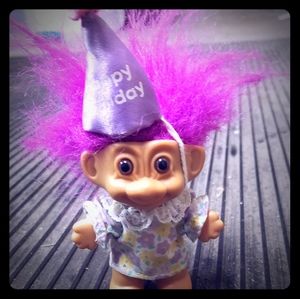 Vintage Happy Birthday Troll
